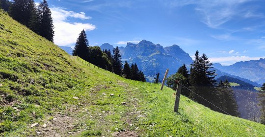 Start der Wanderung.