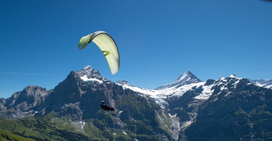 Der Skywalk Spice: Ein gestreckter, leichter C - Flügel mit viel Leistung.